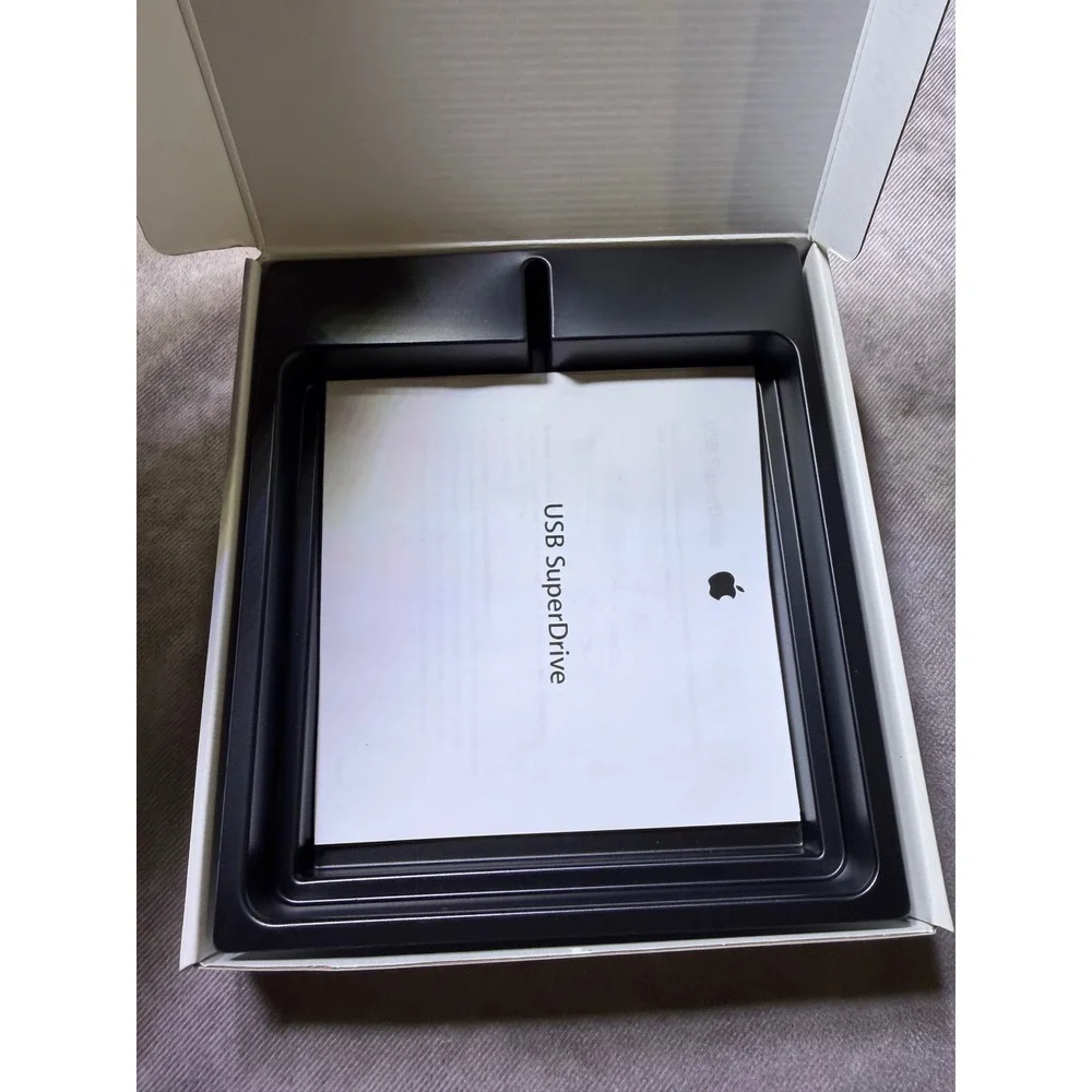 Apple USB SuperDrive Empty Retail Box and Manual Only MD564LL/A A1379 White